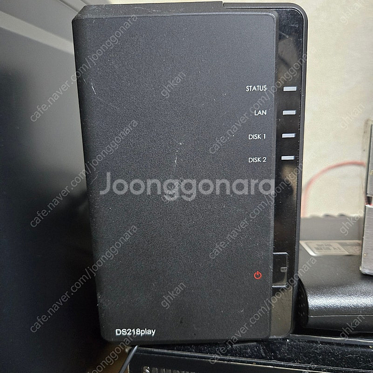 시놀로지 nas ds218play + 4TB (hgst...--0