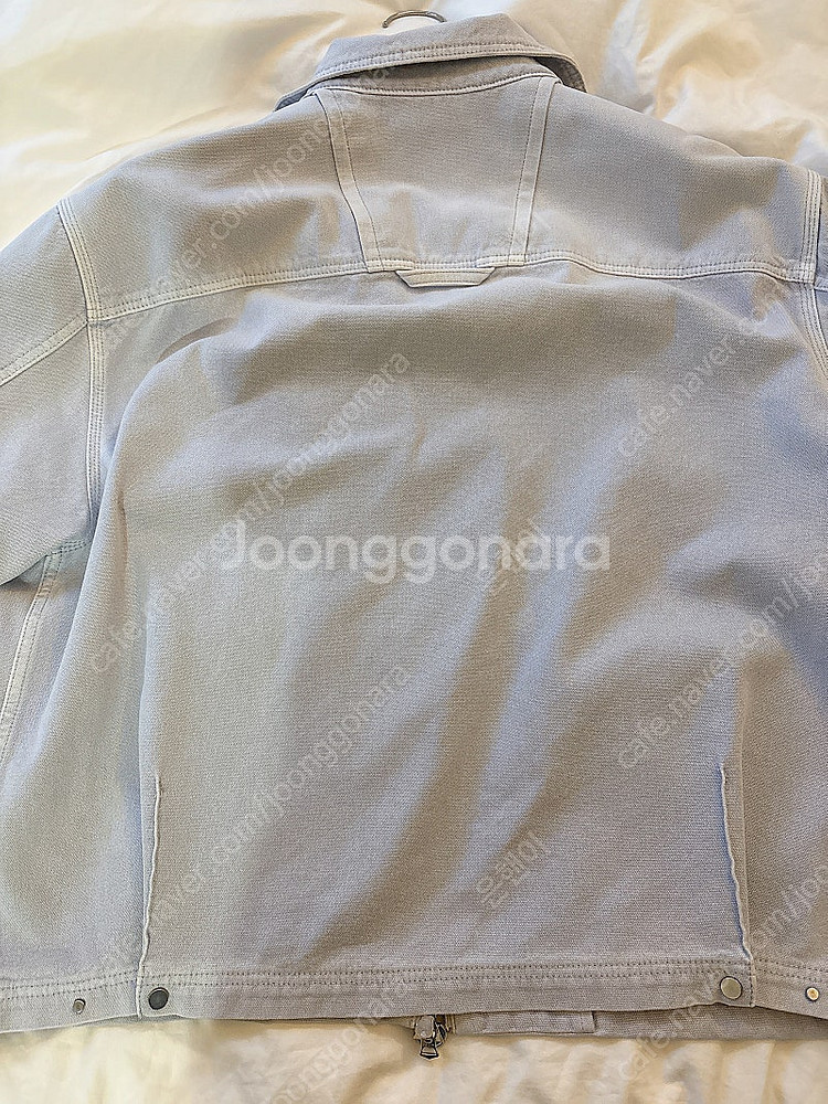 (백화점구매) 새상품급 솔리드옴므 다잉숏슬리브 반팔데님...--3