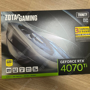 조택 rtx4070ti AS남음