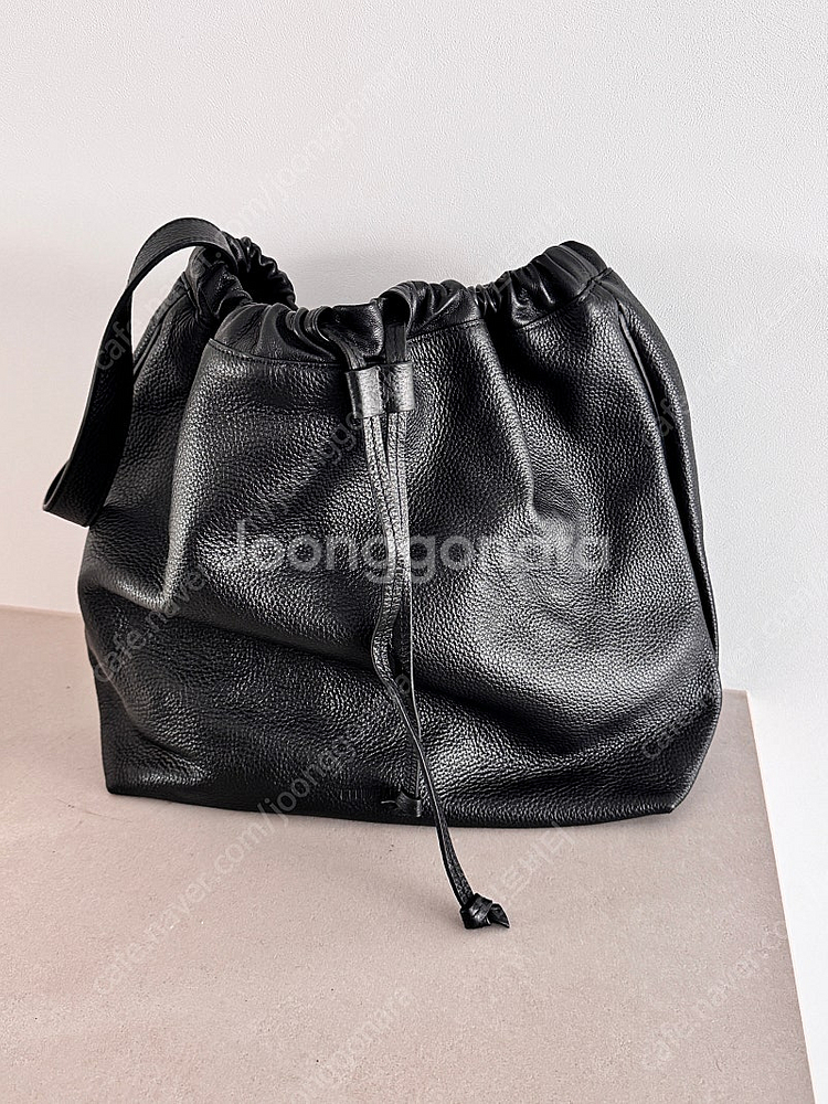 튜드먼트 호보백 SOFT HOBO REAL LEATHER BAG BLACK--0