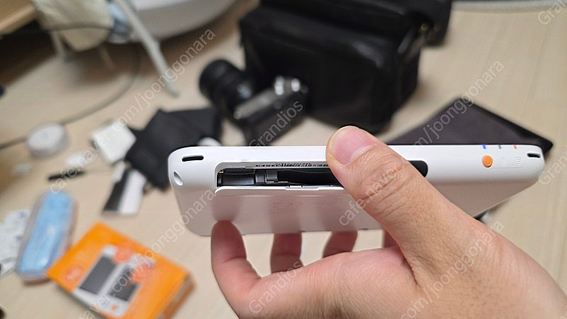 뉴 닌텐도 2ds xl 오렌지화이트+정품충전어댑터 18만원--1