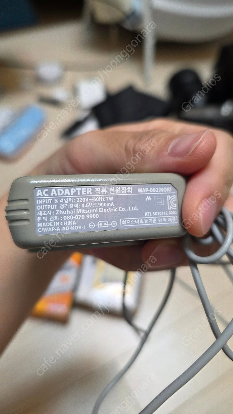 뉴 닌텐도 2ds xl 오렌지화이트+정품충전어댑터 18만원--6