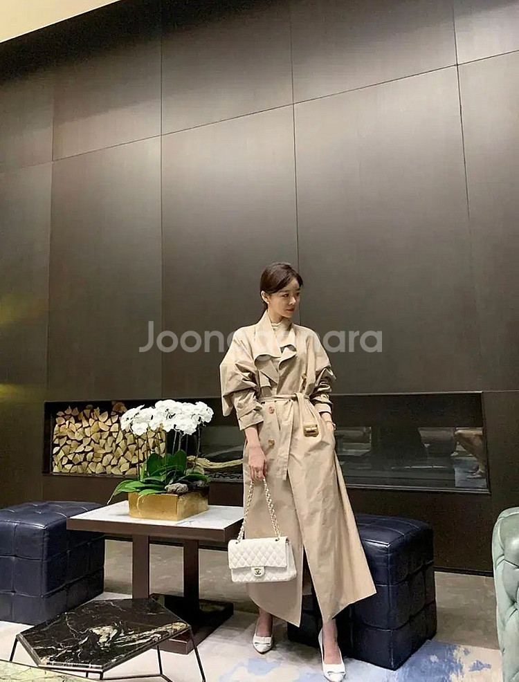 [가격내림] 바이씨니 제작 하이넥 트렌치 베이지 Fre...--3