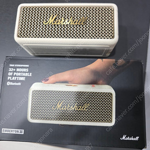 마샬 엠버튼3 크림 색상 판매합니다 Marshall Emberton III