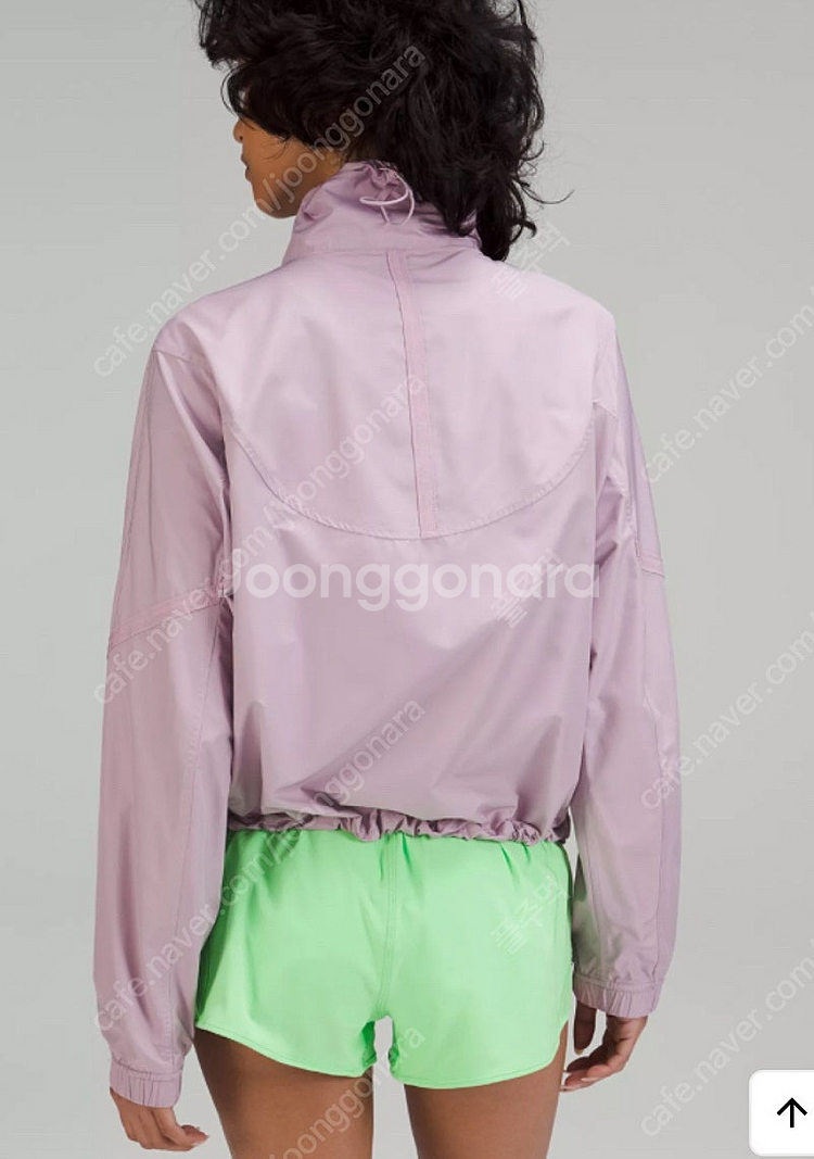 룰루레몬 바람막이 크롭 자켓--1