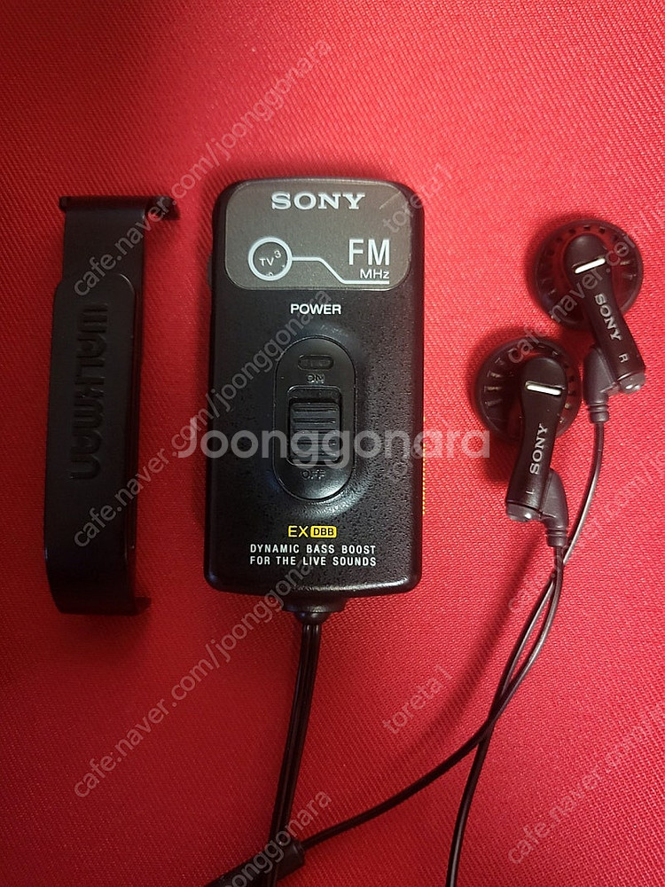 소니워크맨 WM-F507무선리시버 풀세트 FM라디오가능--0