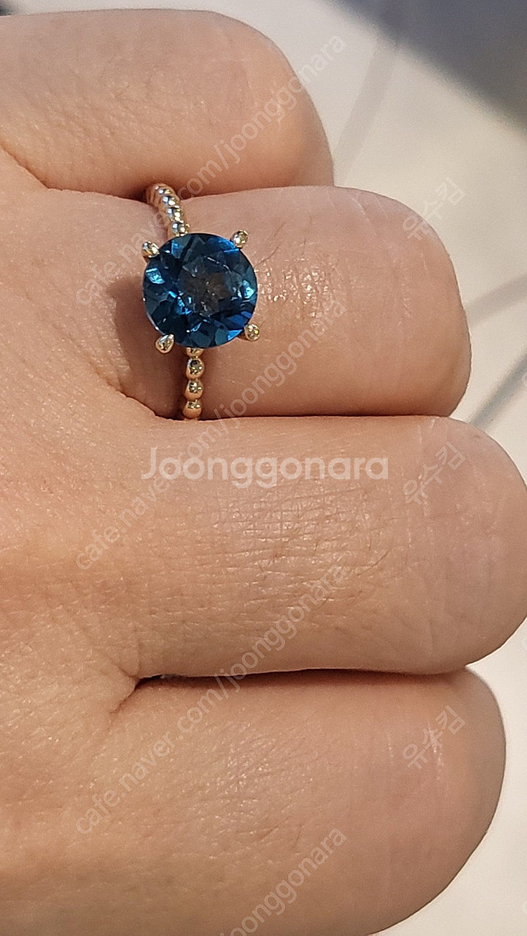 할인14k 원석반지 3개--4