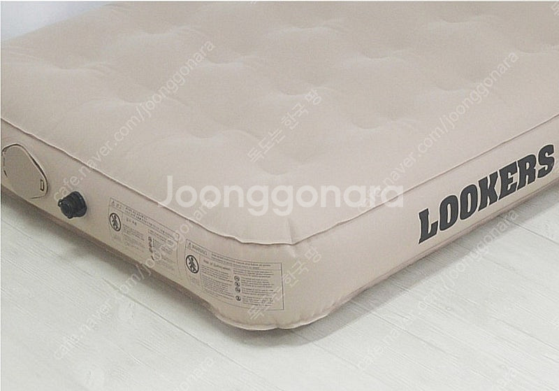 루커스 에어매트리스 25cm 더블 TPU 그리너 펌프내...--1