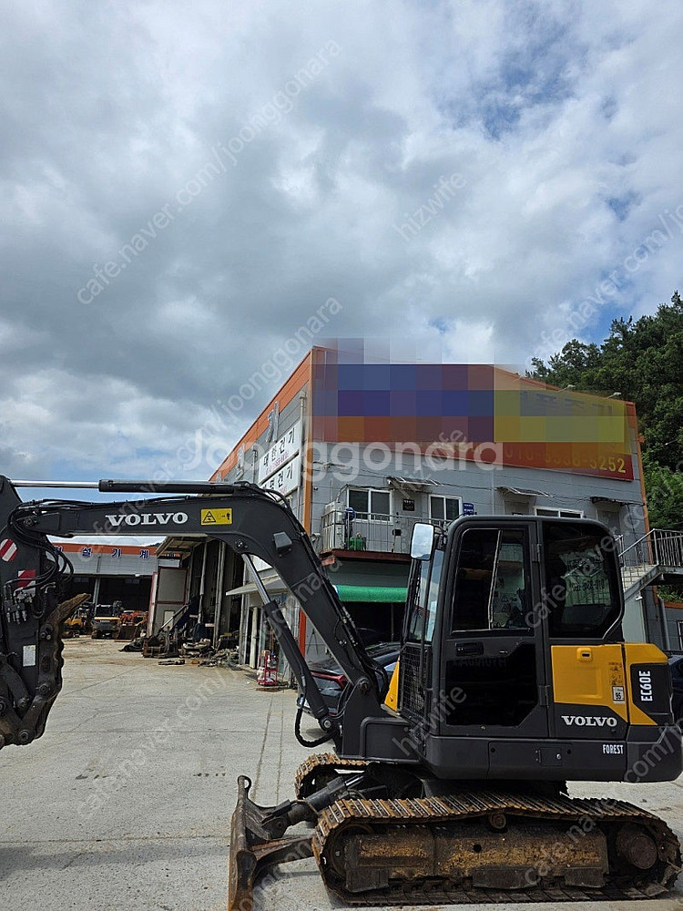 중고굴삭기급매 볼보 EC60E 2017년식 코집,회라 장착, 기본 정비 완료, 경북고령소재 010-3563-6002--1