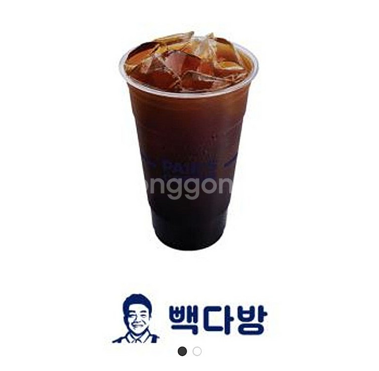 빽다방 아이스 아메리카노 1600원--0