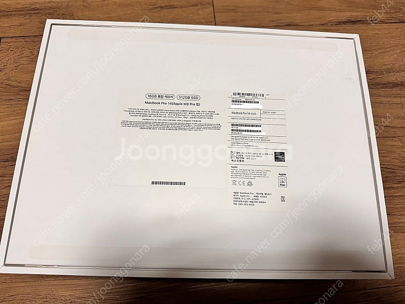 2023 맥북 프로 14 m3 스페이스 블랙 팝니다.--1