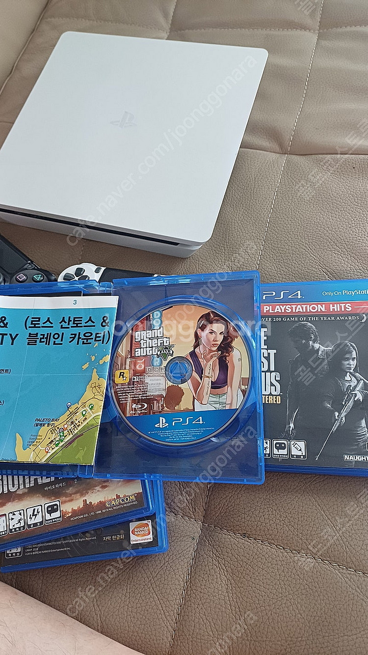 플스4(ps4) 슬림 화이트 + 레전드 게임5--2