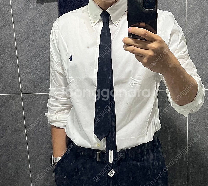 [정품] 폴로 랄프로렌 커스텀핏 셔츠 화이트 (s 97...--0