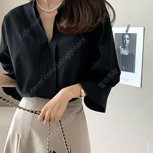 데일리룩 브이벌룬블랑 셔츠