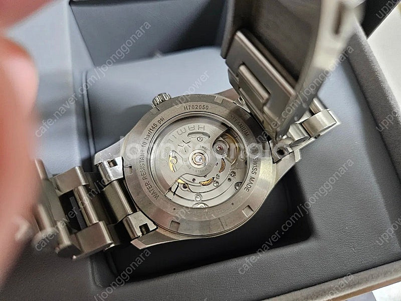 해밀턴 카키필드 오토 티타늄 38mm 청판--7