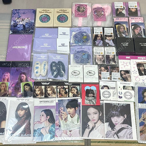 에스파 엠디 굿즈 콘서트 팬미팅 포카 미개봉 카리나 윈터 지젤 닝닝 미공포 팝업 특전