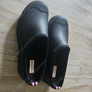 헌터 클로그 슬리퍼 블랙 새상품