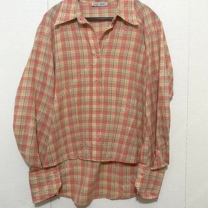 안젤로비안코 체크 셔츠 23SS