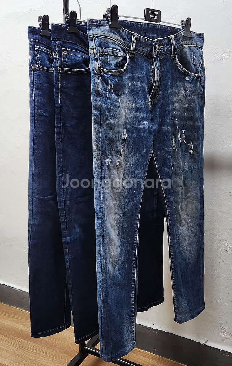 << 남성 스판 청바지 Size 29~30 3장 택,포...--6