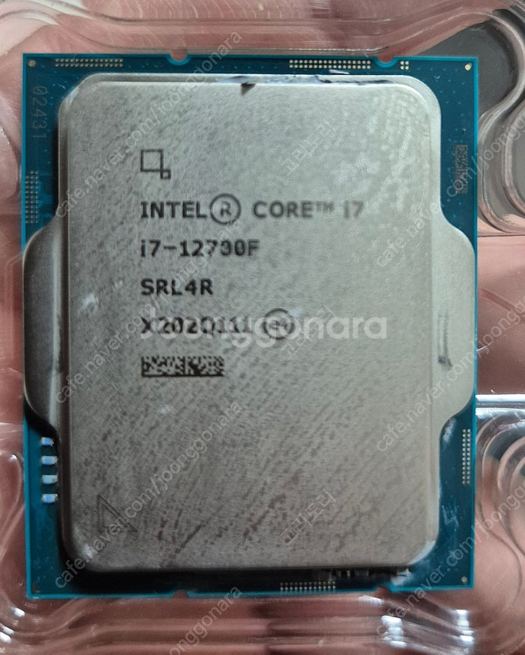 인텔 i7-12700F CPU 단품 판매합니다--0