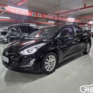 중고차 할부 더 뉴 아반떼 1.6 GDI 모던 2015 년식 검정색 상태 좋은 중고자동차