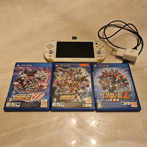 PS VITA(PS 비타) 2세대 라임 그린 + 16기가 메모리 카드 x 2 + 제 2차 슈퍼로봇대전 Z 천옥편, V, X 일괄