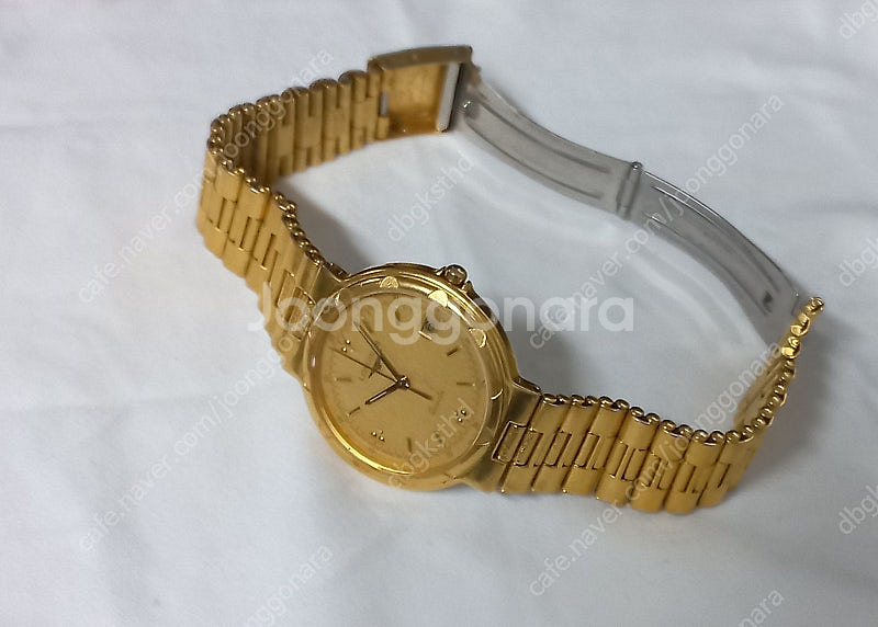 론진 콘퀘스트 쿼츠 남성용 금장 32mm--2