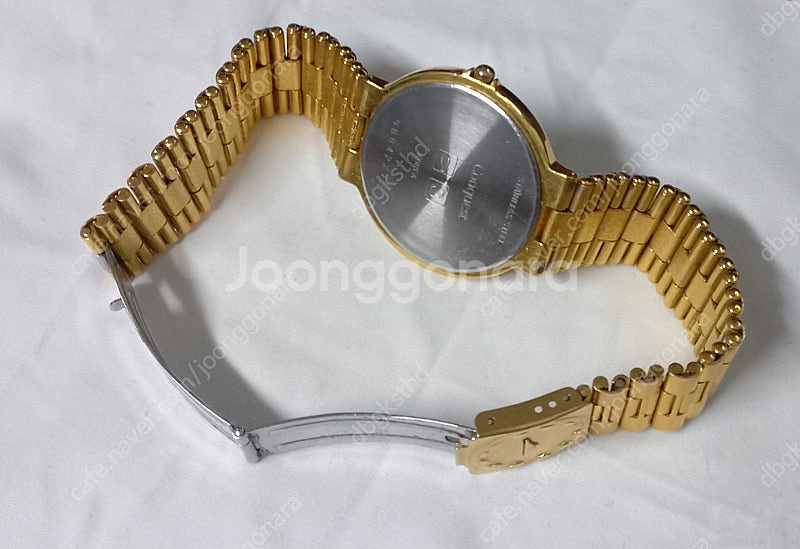론진 콘퀘스트 쿼츠 남성용 금장 32mm--3