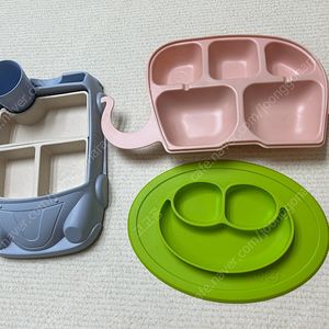 퍼기 코끼리식판 자동차식판 이지피지 흡착식판 유아식판