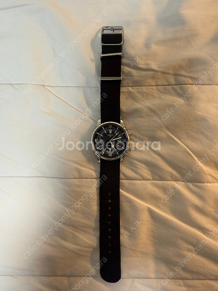 론진 레전드다이버 39mm 검판 팝니다--3
