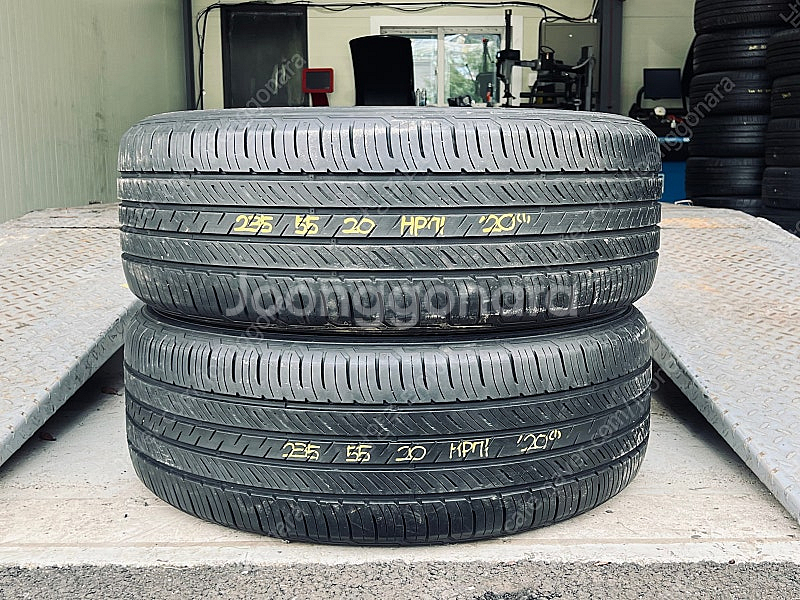 235 55 20 금호타이어 크루젠 hp71 중고타이어...--0