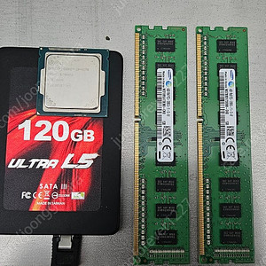 cpu 인텔 i3-4170,i5-4590/ddr3 4gb/ssd 120gb