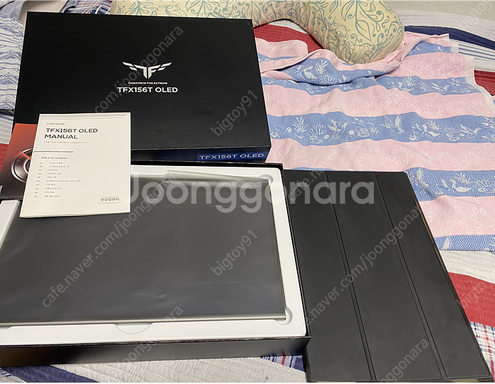 포터블 모니터 한성 OLED 4K DEX 배터리 멀티터...--0