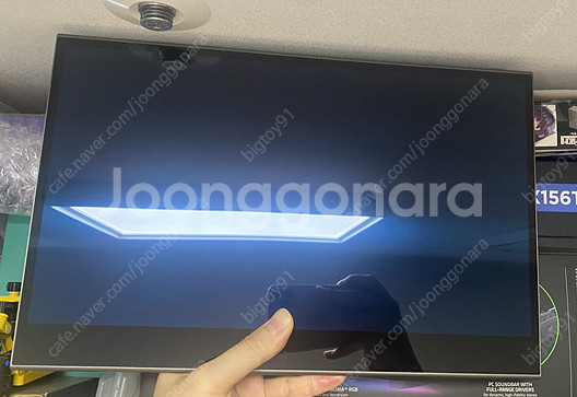포터블 모니터 한성 OLED 4K DEX 배터리 멀티터...--3