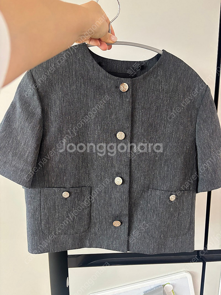 마쥬 자켓, 스커트바지 세트 36사이즈--2