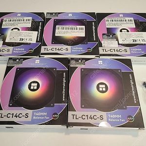 Thermalright TL-C14C-S ARGB PC쿨링팬 5개