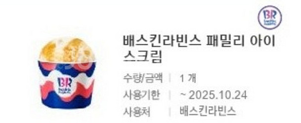 배스킨라빈스 패밀리 아이스크림--1