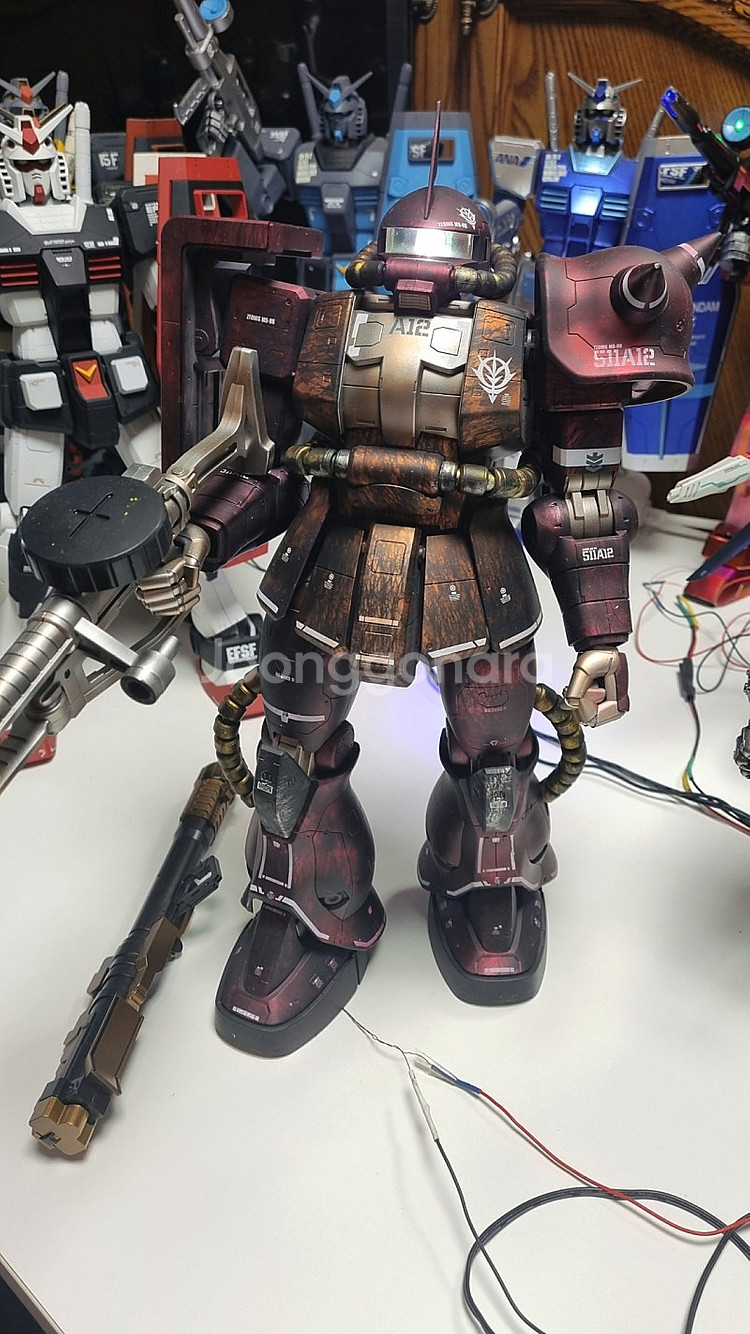 메가급 RX-78-2 건담 레드코팅led도색 & 메가급...--4
