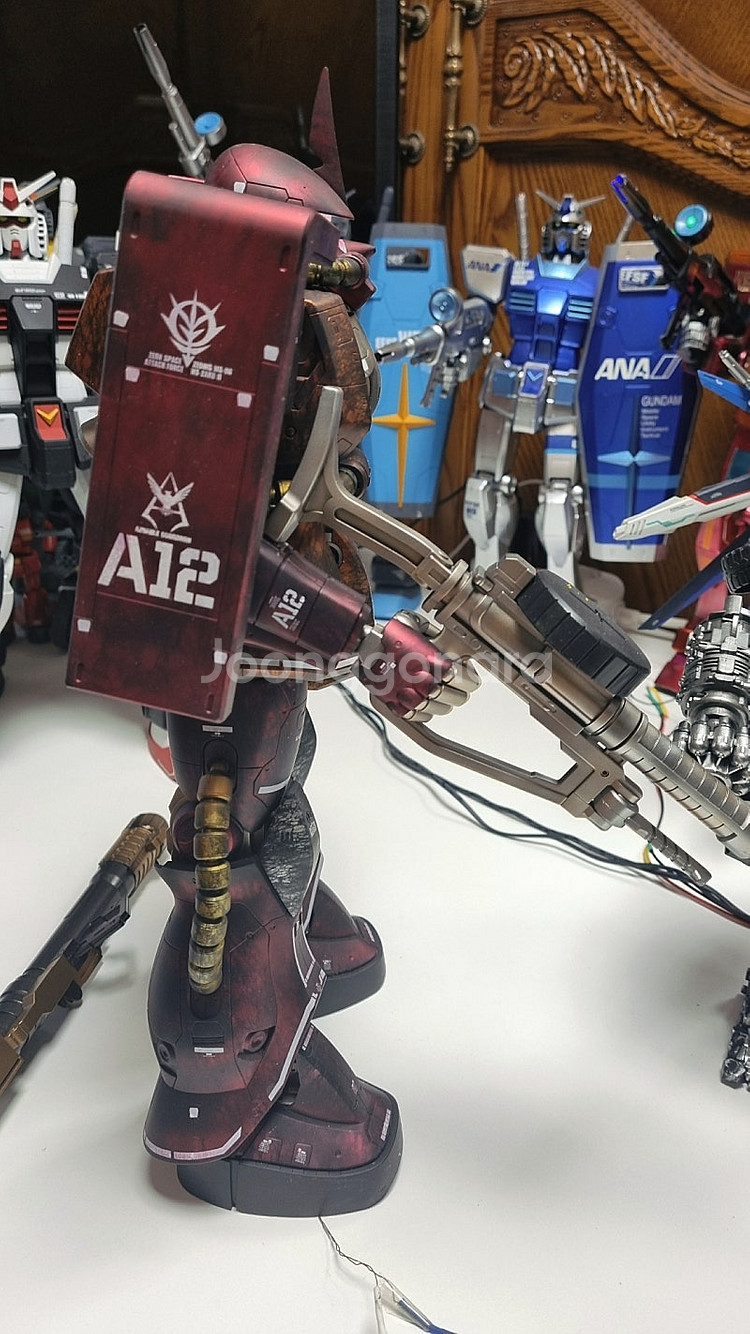 메가급 RX-78-2 건담 레드코팅led도색 & 메가급...--9