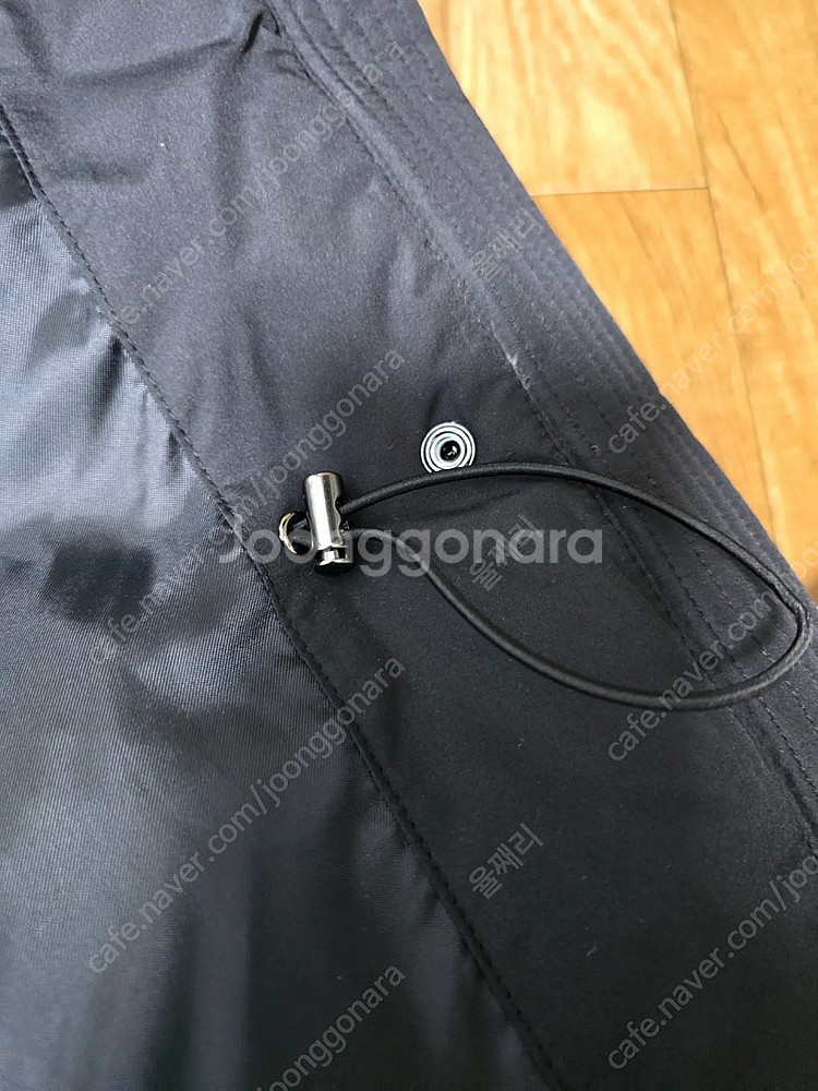 리스트 덕다운 폭스퍼 벨티드 숏패딩 55--7