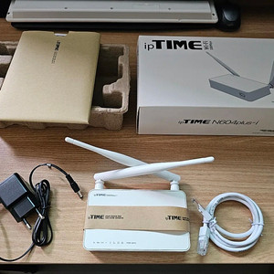 [새제품] ipTIME N604plus-i 아이피타임 인터넷 공유기(와이파이WiFi)