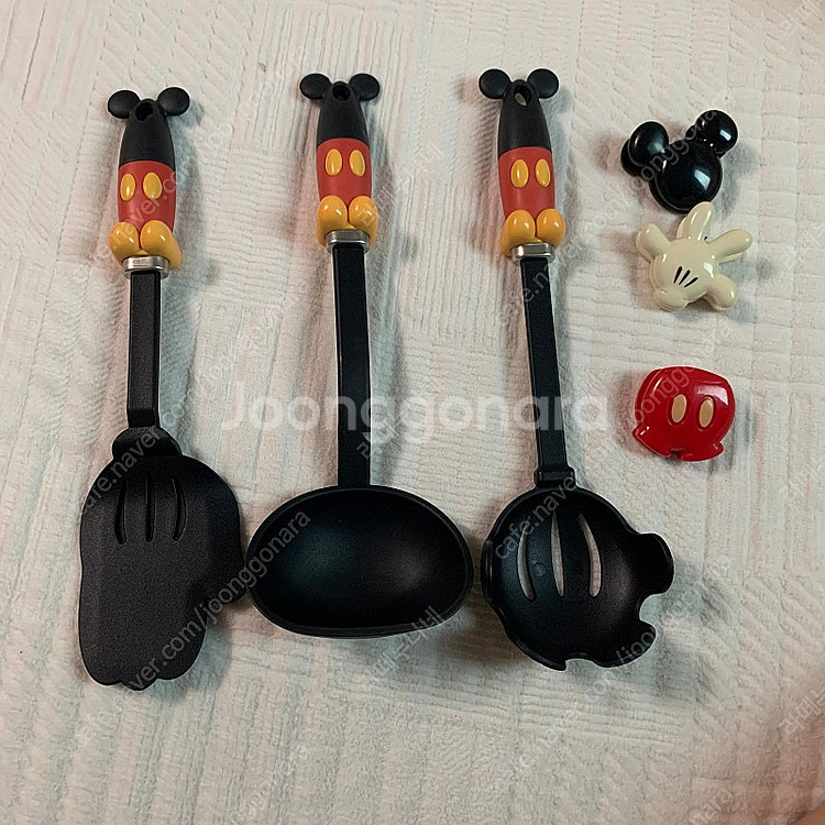 빈티지 디즈니 미키마우스 국자 뒤집개 자석 등 주방조리...--0