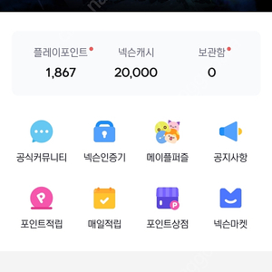 넥슨 플레이포인트 2만원