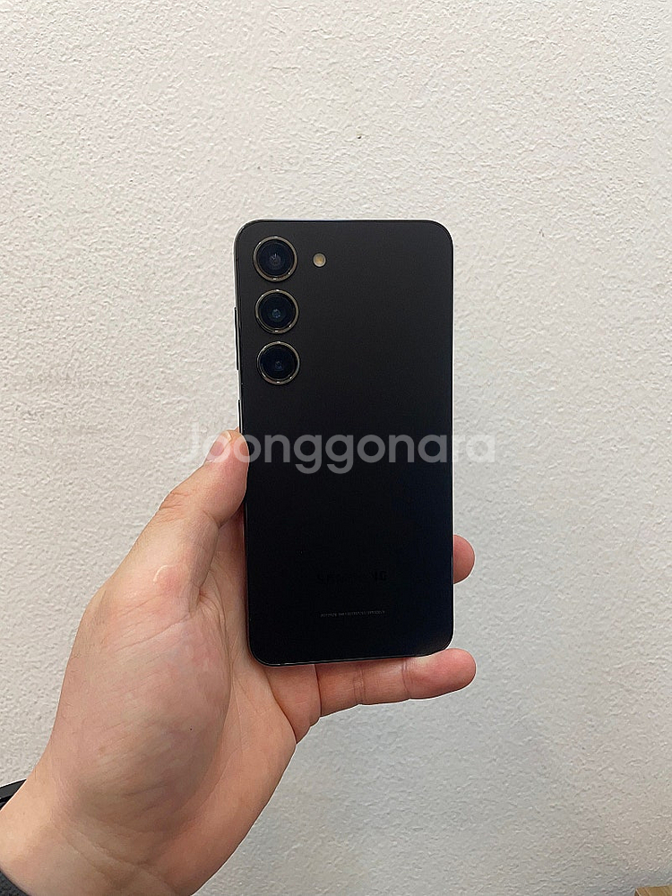 갤럭시S23 블랙 256GB 무잔상 상태좋은 중고36만...--1