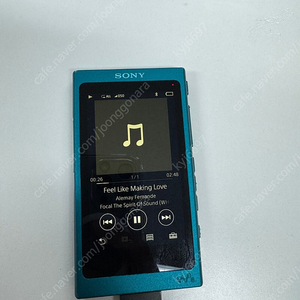 소니 워크맨/MP3 NW-A35HN 진열상품 판매(블루)