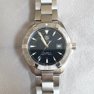 태그호이어 아쿠아레이서 41mm 스틸 청판 오토매틱 (명보정품)