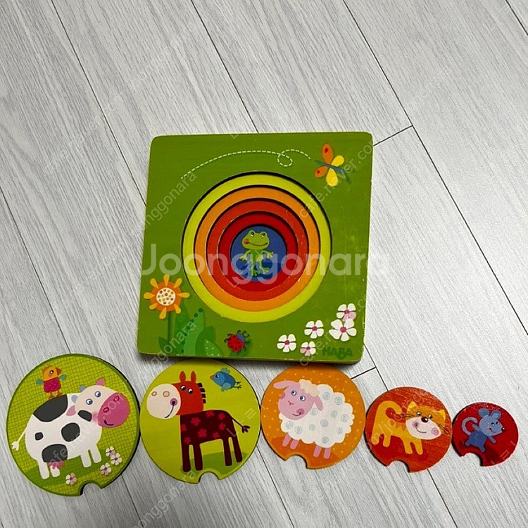 해외직구 독일제 하바 소근육 발도르프 원목 퍼즐 장난감...--1