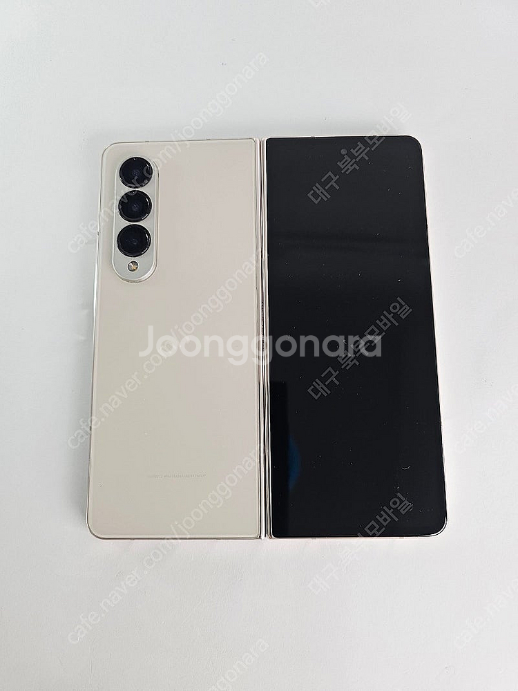 갤럭시 Z폴드4 512GB 특A급 크림 공기계 중고폰 알뜰폰 북부모바일--1