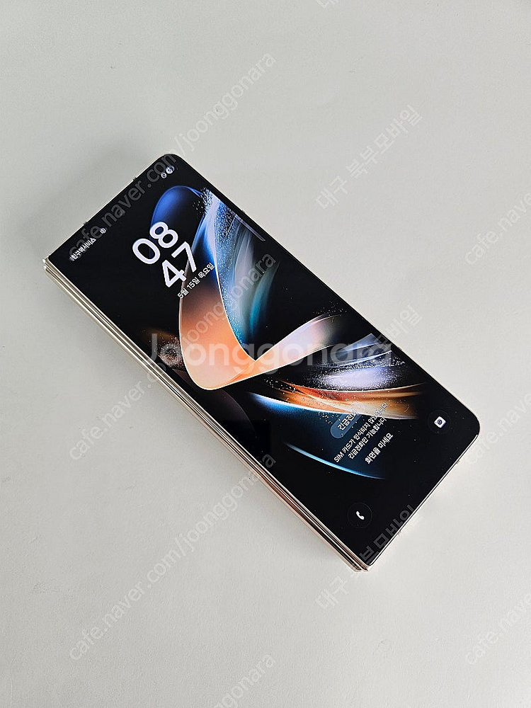 갤럭시 Z폴드4 512GB 특A급 크림 공기계 중고폰 알뜰폰 북부모바일--6