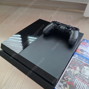 PS4 블랙 + 게임 6개(상태 좋아요, 초기화 완료)